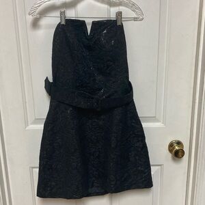 Free People show stopper Black Strapless Dress